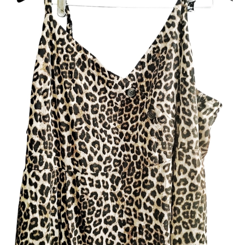 Torrid Plus Size Leopard Print Cami Dress Size 4X - Picture 2 of 5